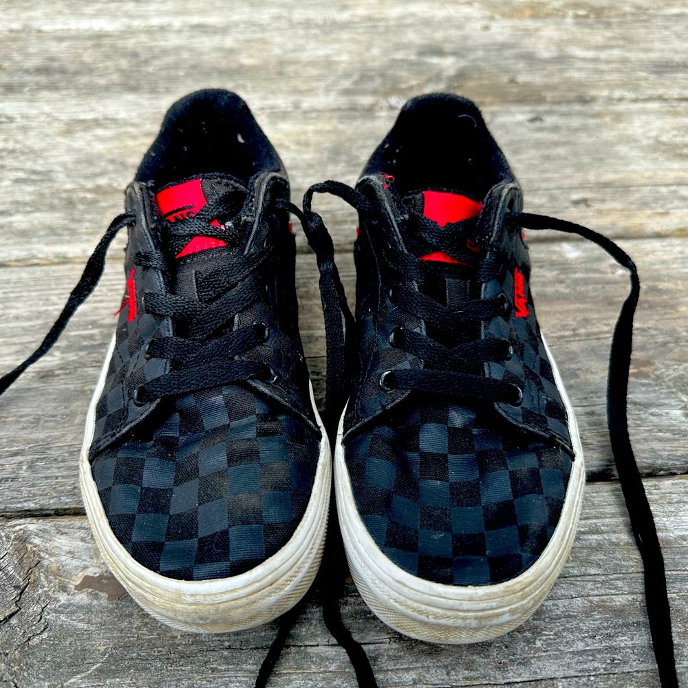 Kids Checkered Vans